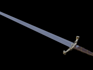 lowpoly sword Modelo 3D