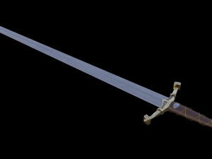 lowpoly sword 3D Model