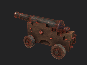 cannon 3Dモデル