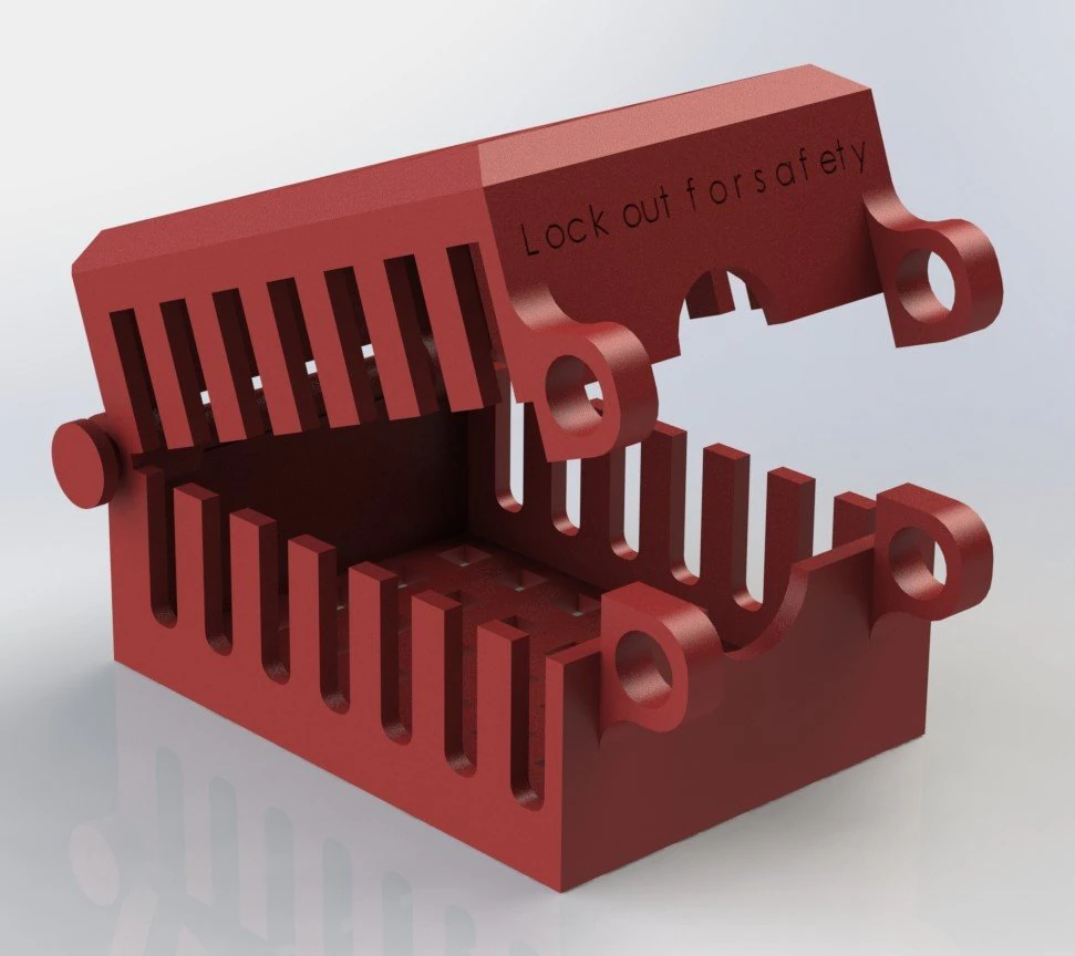 plug lock out 3D Print Model .c4d .max .obj .3ds .fbx .stl .blend 