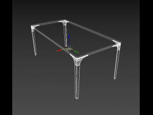 Metropolentisch 3D Modell
