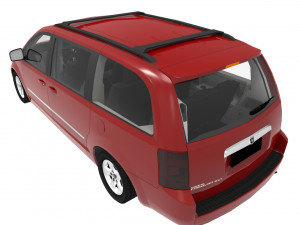dodge grand caravan Modelo 3D
