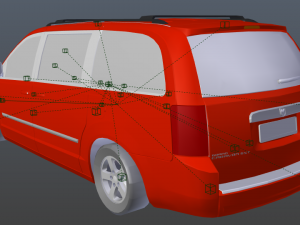 dodge grand caravan Modelo 3D