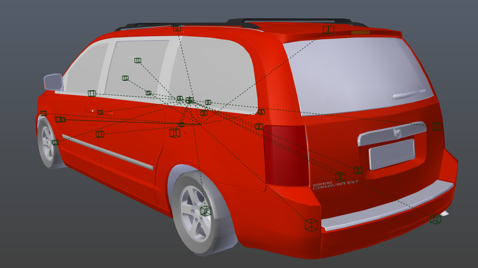 Dodge caravan stl