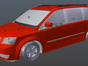dodge grand caravan Modelo 3D
