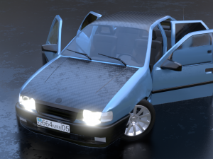 opel vectra a Model 3D
