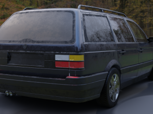 volkswagen passat b3 3D Модель