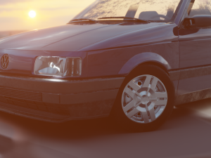 volkswagen passat b3 3D Модель