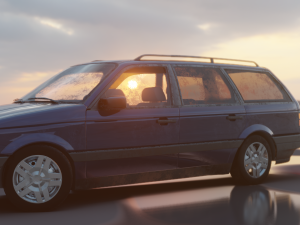 volkswagen passat b3 3D Модель