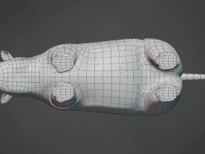 rhinoceros base mesh 3D Model
