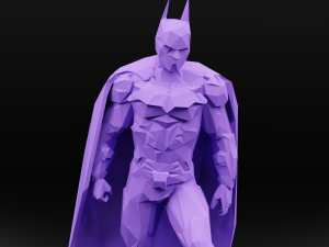 batman low poly 3d print 3D Print Model