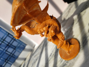 dragon on broken tree 3D Print Model