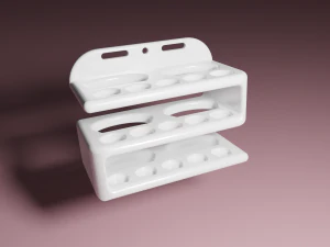 porta escova de dentes Modelo de Impressão 3D