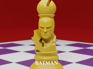 chess board avengers vs justice league 3D Print Model
