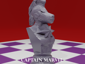 chess board avengers vs justice league 3D Print Model