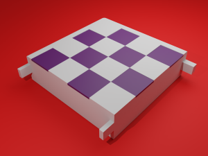chess board avengers vs justice league 3D Print Model