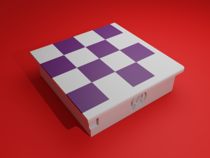 chess board avengers vs justice league 3D Print Model
