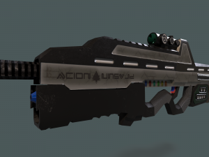 Sci fi cyberpunk action girl adrestia-rigged Modelo 3D