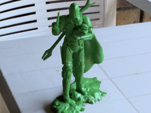 baby yoda and the mandalorian 3D 프린트 모델