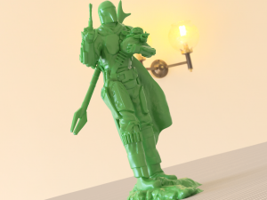 baby yoda and the mandalorian 3D 프린트 모델