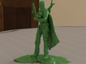 baby yoda and the mandalorian 3D 프린트 모델