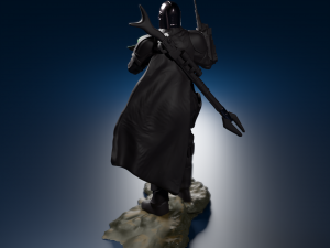 baby yoda and the mandalorian 3D 프린트 모델