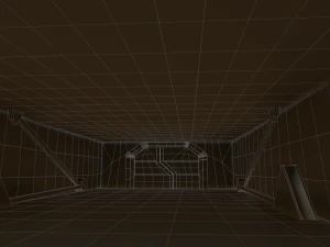 बैटल स्पेसशिप एस्सेनोर-रिग्ड 3D मॉडल