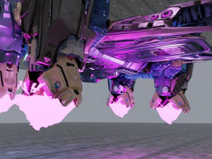 बैटल स्पेसशिप एस्सेनोर-रिग्ड 3D मॉडल