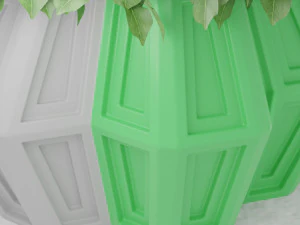 4 hexa flower pot 3d print 3D Print Model