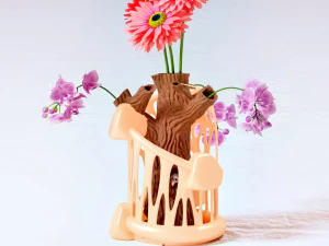 tree flower vase 3d print 3D Print Model
