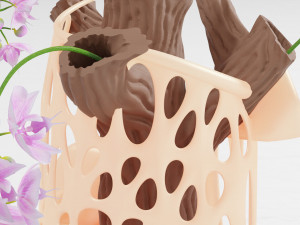 tree flower vase 3d print 3D Print Model