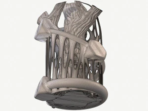 tree flower vase 3d print 3D Print Model
