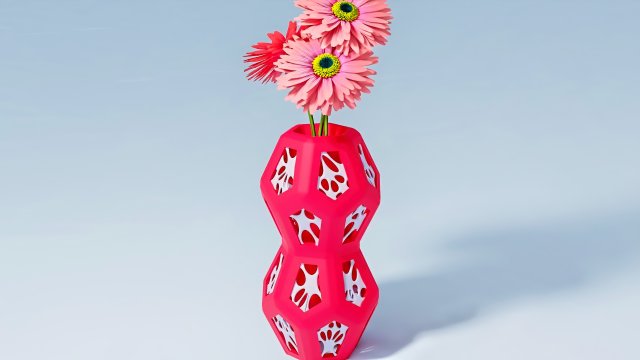 hexa-penta flower vase 3d print Modelo de Impressão 3D .c4d .max .obj .3ds .fbx .stl .blend 