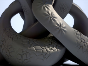 spiral knot flower vase 3d print 3D Print Model