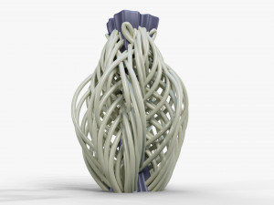 string flower vase 3d print 3D Принт Модель