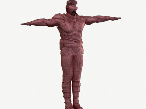 Sci fi cyberpunk action male-ednar cylo 3D Модель