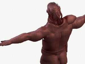 Sci fi cyberpunk action male-ednar cylo 3D Модель