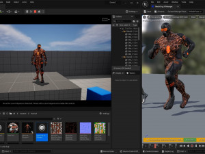 MechOrg Humanoid Cyborg Creature Rigged 3D Character 3D Model