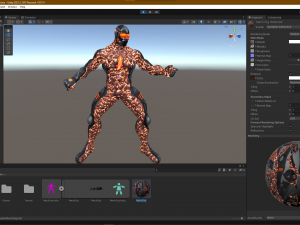 MechOrg Humanoid Cyborg Creature Rigged 3D Character 3D Model
