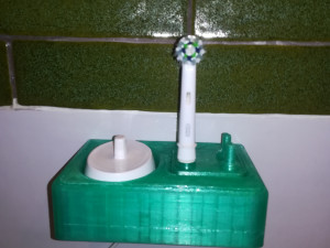toothbrush and charger holder 3D Принт Модель