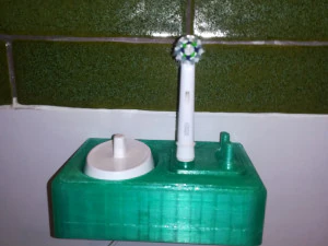 toothbrush and charger holder 3D Print Model