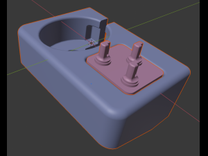 toothbrush and charger holder 3D Принт Модель