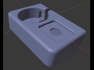 toothbrush and charger holder 3D Принт Модель