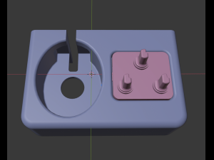 toothbrush and charger holder 3D Принт Модель