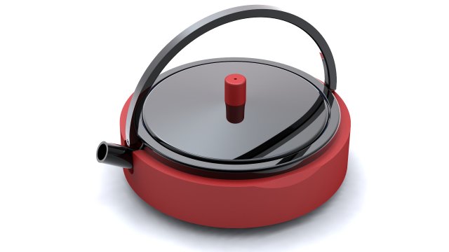 teapot Model 3D .c4d .max .obj .3ds .fbx .stl .blend 