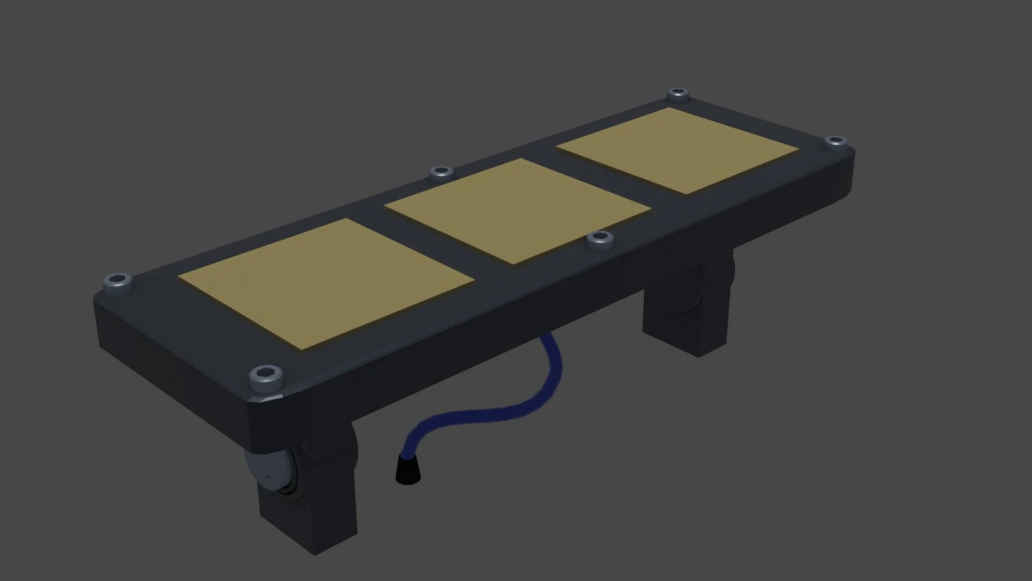 focus 3 square led 3D Model .c4d .max .obj .3ds .fbx .stl .blend 