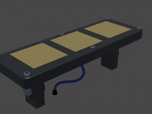 focus 3 square led 3D 모델