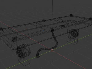 focus 3 square led 3D Model