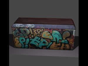 electric transformer box 2 3D 모델