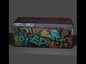 전기 변압기 상자 2 3D 모델